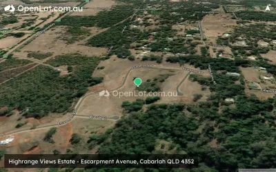 Satellite image for  Highrange Views Estate - Escarpment Avenue, Cabarlah QLD 4352