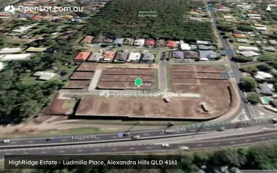 Satellite image for  HighRidge Estate - Ludmilla Place, Alexandra Hills QLD 4161