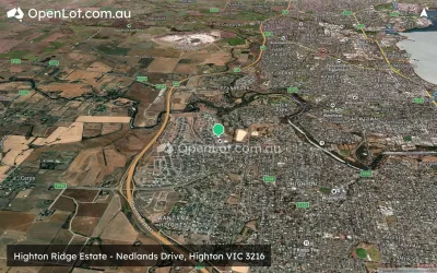 Satellite image for  Highton Ridge Estate - Nedlands Drive, Highton VIC 3216