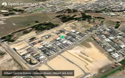 Satellite image for  Hilbert Central Estate - Narran Street, Hilbert WA 6112