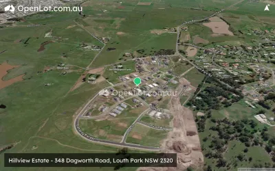 Satellite image for  Hillview Estate - 348 Dagworth Road, Louth Park NSW 2320