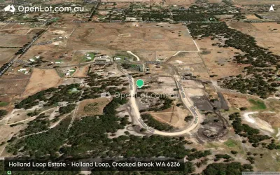 Satellite image for  Holland Loop Estate - Holland Loop, Crooked Brook WA 6236
