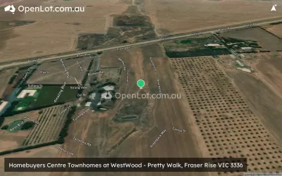 Satellite image for  Homebuyers Centre Townhomes at WestWood - Pretty Walk, Fraser Rise VIC 3336