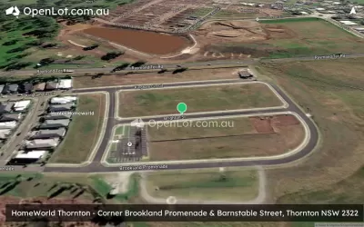Satellite image for  HomeWorld Thornton - Corner Brookland Promenade & Barnstable Street, Thornton NSW 2322