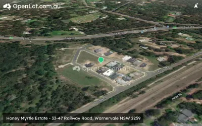 Satellite image for  Honey Myrtle Estate - 33-47 Railway Road, Warnervale NSW 2259