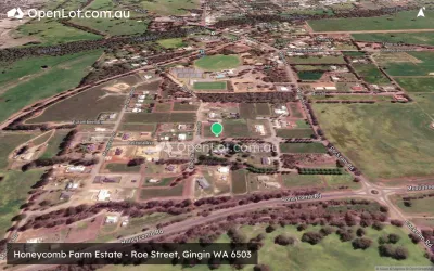 Satellite image for  Honeycomb Farm Estate - Roe Street, Gingin WA 6503