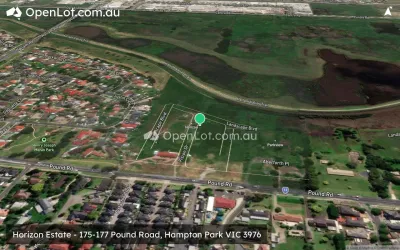 Satellite image for  Horizon Estate - 175-177 Pound Road, Hampton Park VIC 3976