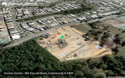 Satellite image for  Horizon Estate - 384 Foxwell Road, Coomera QLD 4209