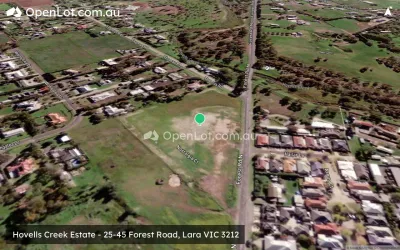 Satellite image for  Hovells Creek Estate - 25-45 Forest Road, Lara VIC 3212