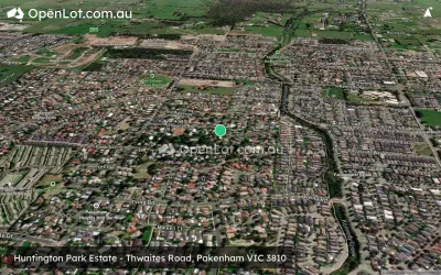 Satellite image for  Huntington Park Estate - Thwaites Road, Pakenham VIC 3810
