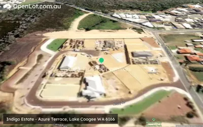 Satellite image for  Indigo Estate - Azure Terrace, Lake Coogee WA 6166