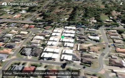 Satellite image for  Indigo Townhomes - 20 Oakwood Road, Warner QLD 4500