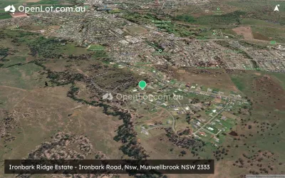 Satellite image for  Ironbark Ridge Estate - Ironbark Road, Nsw, Muswellbrook NSW 2333