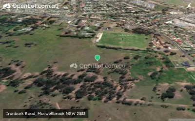 Satellite image for  Ironbark Road, Muswellbrook NSW 2333
