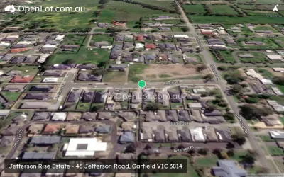 Satellite image for  Jefferson Rise Estate - 45 Jefferson Road, Garfield VIC 3814