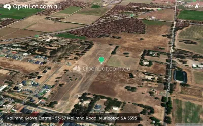Satellite image for  Kalimna Grove Estate - 53-57 Kalimna Road, Nuriootpa SA 5355
