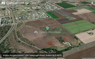 Satellite image for  Kalkie Heights Estate - 134 Telegraph Road, Kalkie QLD 4670