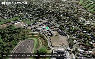 Satellite image for  Karinya Estate - 31 Warriewood Road, Warriewood NSW 2102