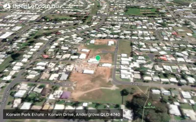 Satellite image for  Karwin Park Estate - Karwin Drive, Andergrove QLD 4740