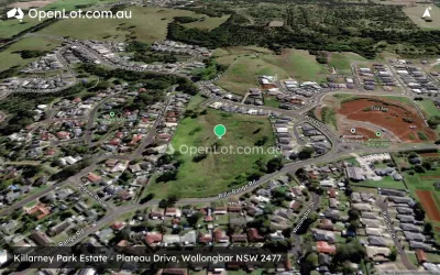 Satellite image for  Killarney Park Estate - Plateau Drive, Wollongbar NSW 2477