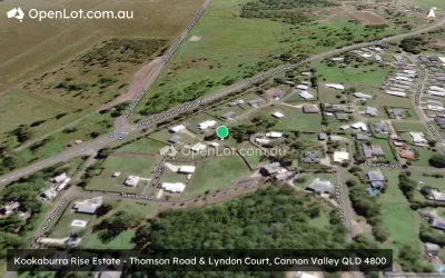 Satellite image for  Kookaburra Rise Estate - Thomson Road & Lyndon Court, Cannon Valley QLD 4800