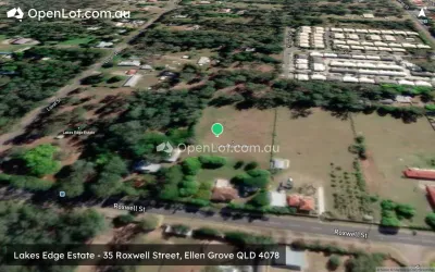 Satellite image for  Lakes Edge Estate - 35 Roxwell Street, Ellen Grove QLD 4078
