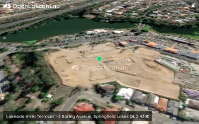 Satellite image for  Lakeside Vista Terraces - 5 Spring Avenue, Springfield Lakes QLD 4300