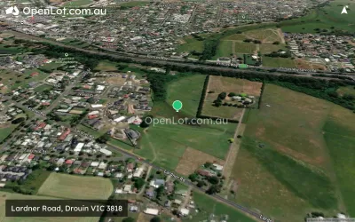 Satellite image for  Lardner Road, Drouin VIC 3818