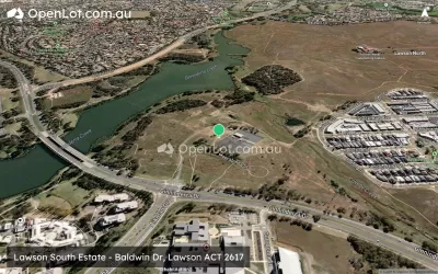 Satellite image for  Lawson South Estate - Baldwin Dr, Lawson ACT 2617