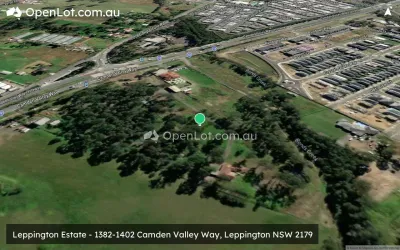 Satellite image for  Leppington Estate - 1382-1402 Camden Valley Way, Leppington NSW 2179