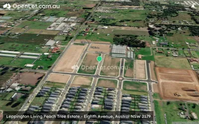Satellite image for  Leppington Living Peach Tree Estate - Eighth Avenue, Austral NSW 2179