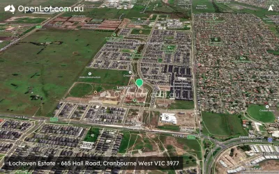Satellite image for  Lochaven Estate - 665 Hall Road, Cranbourne West VIC 3977