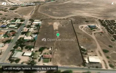 Satellite image for  Lot 100 Mudge Terrace, Streaky Bay SA 5680