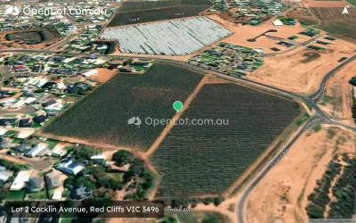 Satellite image for  Lot 2 Cocklin Avenue, Red Cliffs VIC 3496