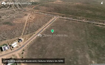 Satellite image for  Lot 71-80 Bosanquet Boulevard, Ceduna Waters SA 5690