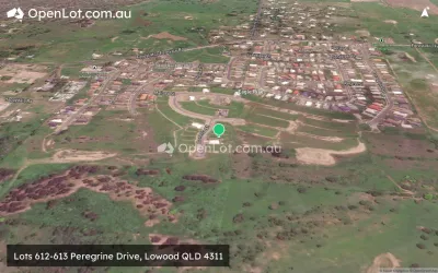 Satellite image for  Lots 612-613 Peregrine Drive, Lowood QLD 4311