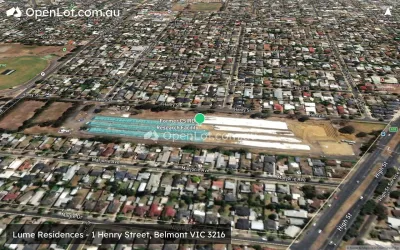 Satellite image for  Lume Residences - 1 Henry Street, Belmont VIC 3216
