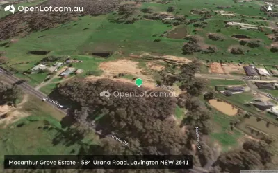 Satellite image for  Macarthur Grove Estate - 584 Urana Road, Lavington NSW 2641