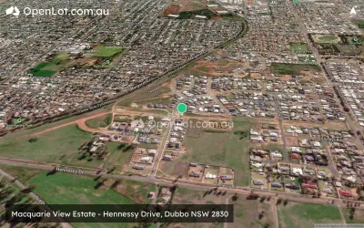 Satellite image for  Macquarie View Estate - Hennessy Drive, Dubbo NSW 2830