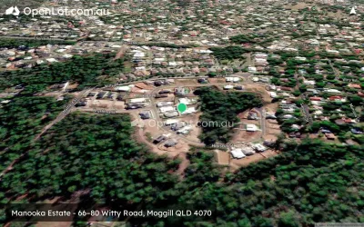 Satellite image for  Manooka Estate - 66–80 Witty Road, Moggill QLD 4070