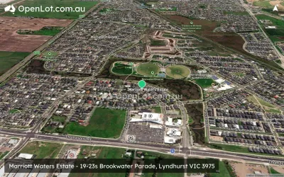 Satellite image for  Marriott Waters Estate - 19-23s Brookwater Parade, Lyndhurst VIC 3975