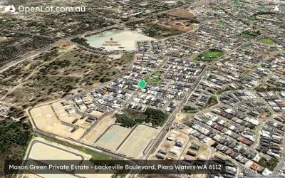 Satellite image for  Mason Green Private Estate - Lockeville Boulevard, Piara Waters WA 6112
