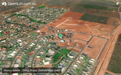 Satellite image for  Maxus Estate - Citrus Road, Griffith NSW 2680