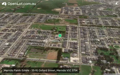 Satellite image for  Mernda Fields Estate - 53-91 Oxford Street, Mernda VIC 3754