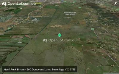 Satellite image for  Merri Park Estate - 300 Donovans Lane, Beveridge VIC 3753