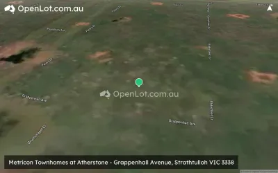 Satellite image for  Metricon Townhomes at Atherstone - Grappenhall Avenue, Strathtulloh VIC 3338