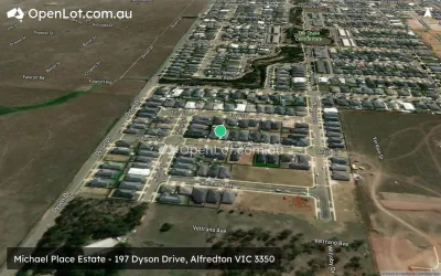 Satellite image for  Michael Place Estate - 197 Dyson Drive, Alfredton VIC 3350