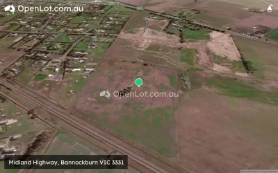 Satellite image for  Midland Highway, Bannockburn VIC 3331
