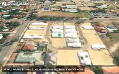 Satellite image for  Montal Private Estate - 32 Gladstone Avenue, Swan View WA 6056