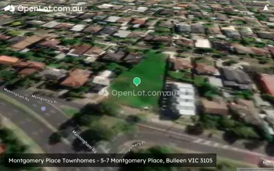 Satellite image for  Montgomery Place Townhomes - 5-7 Montgomery Place, Bulleen VIC 3105